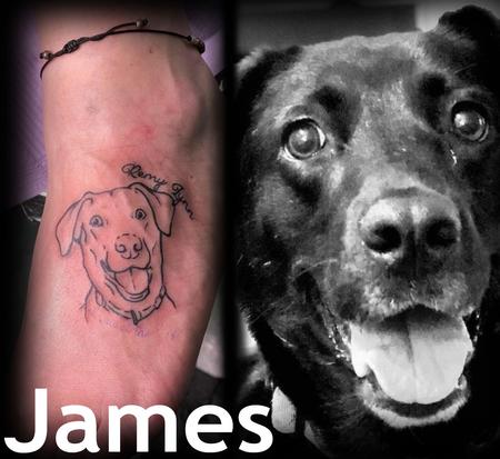 Tattoos - dog memorial  - 143615